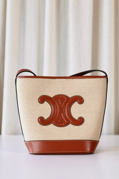 Celine Triomphe Bucket Bag