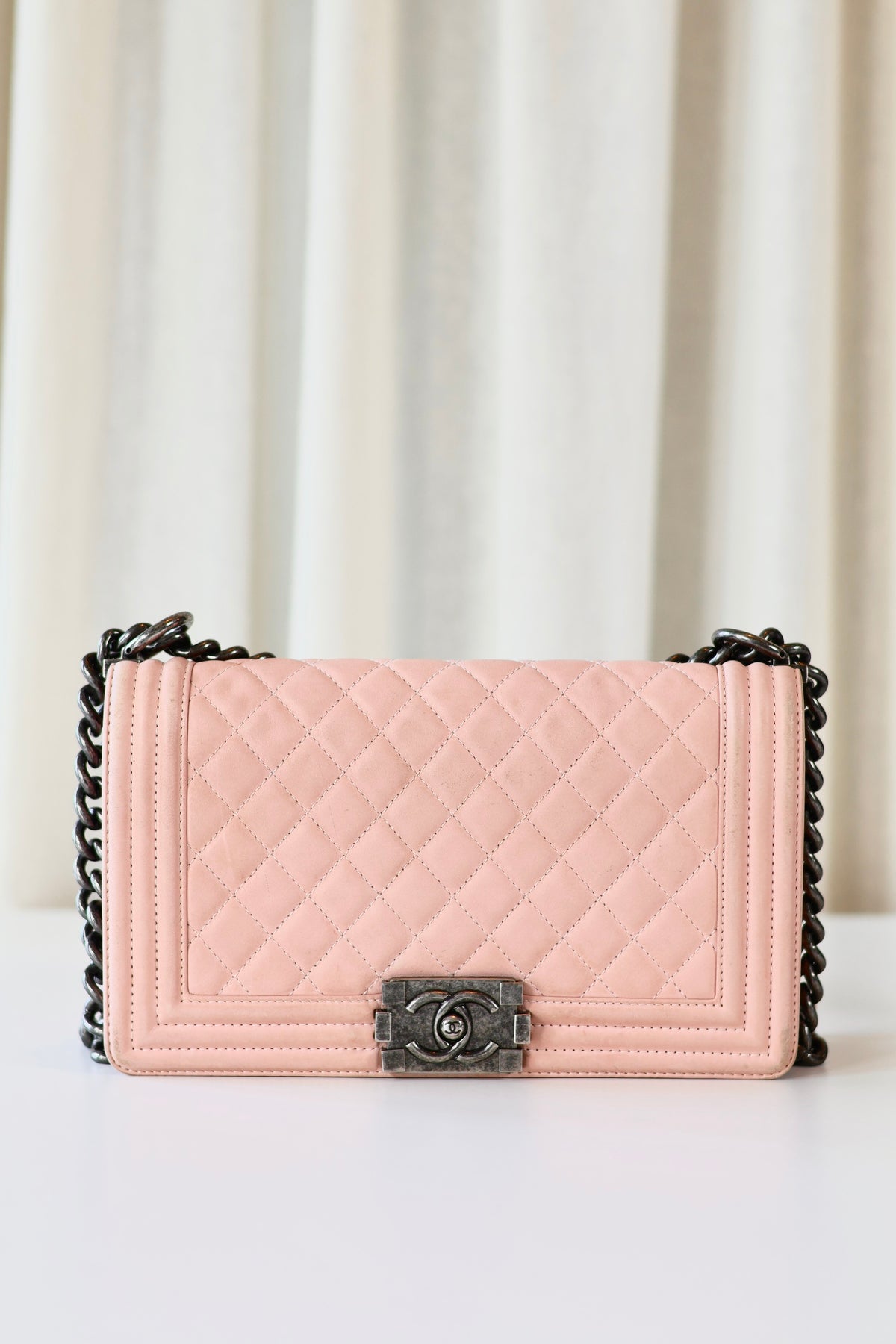 Chanel Boy Bag Medium Light Pink
