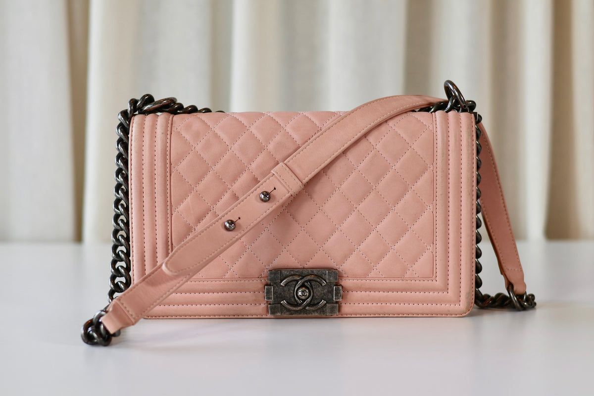 Chanel Boy Bag Medium Light Pink