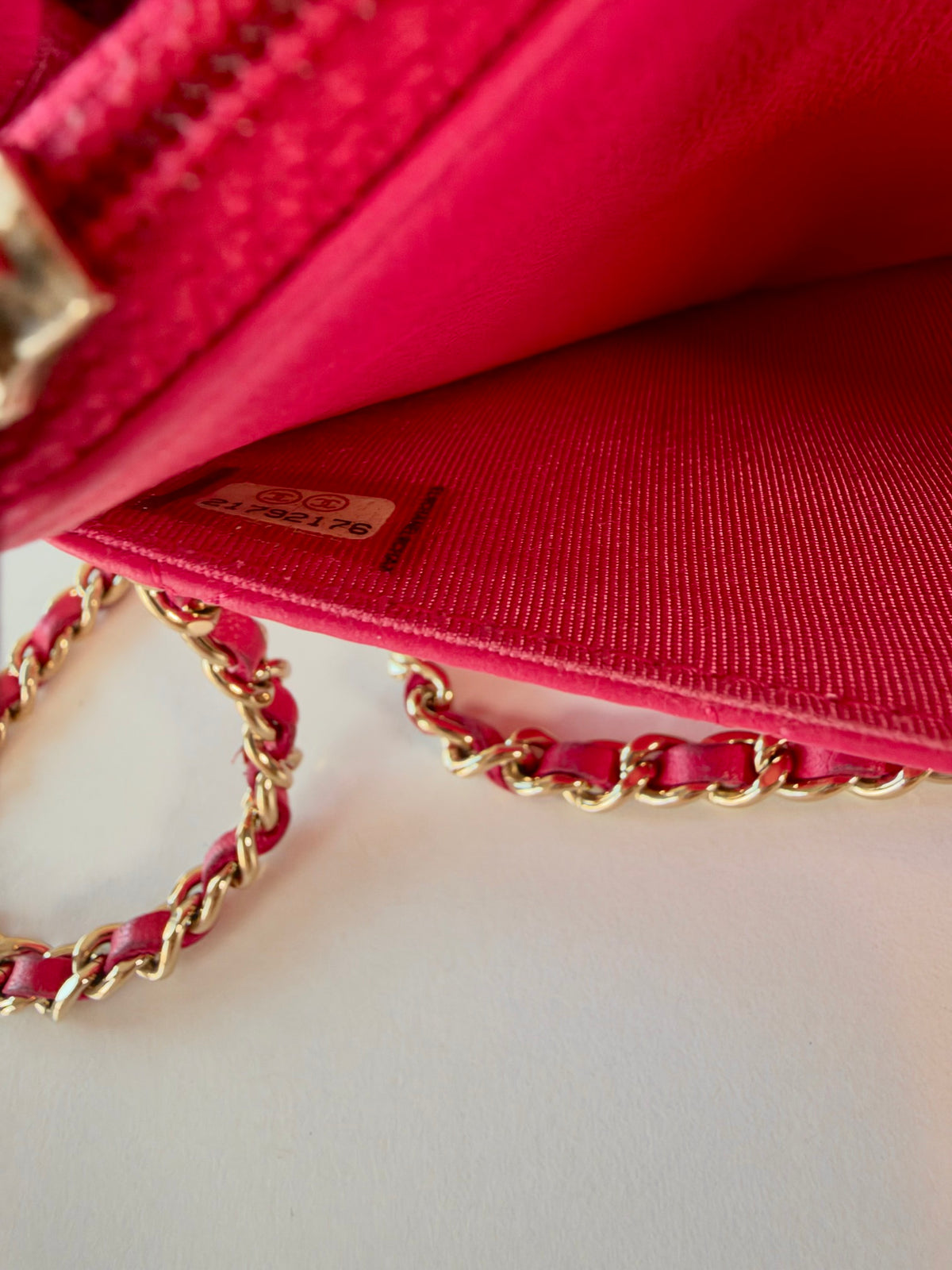 Chanel Classic Wallet On Chain Pink
