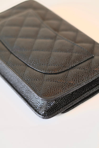 Chanel Classic Wallet On Chain Black