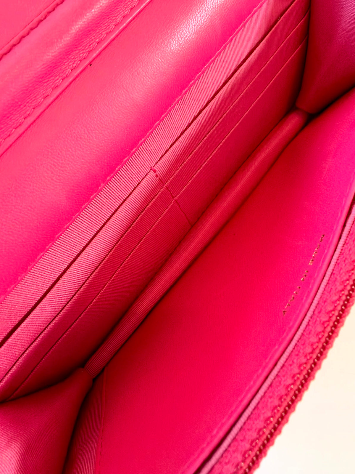 Chanel Classic Wallet On Chain Pink