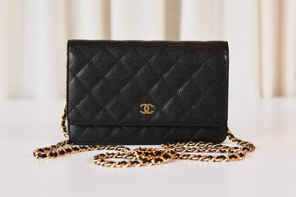 Chanel Classic Wallet On Chain Black
