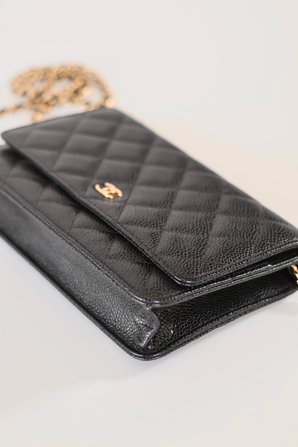 Chanel Classic Wallet On Chain Black