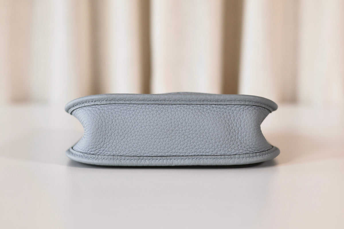 Hermès Evelyne 16 Bleu lin - Gris Perle