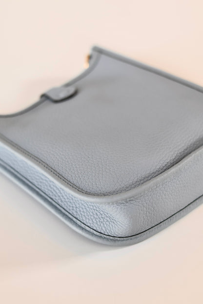 Hermès Evelyne 16 Bleu lin - Gris Perle