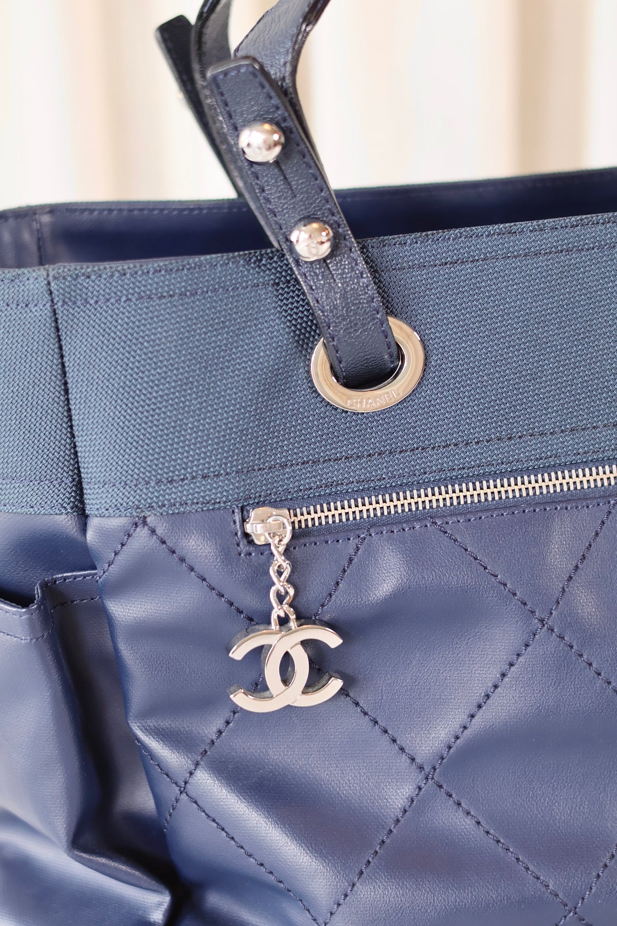 Chanel Biarritz handbag Navy