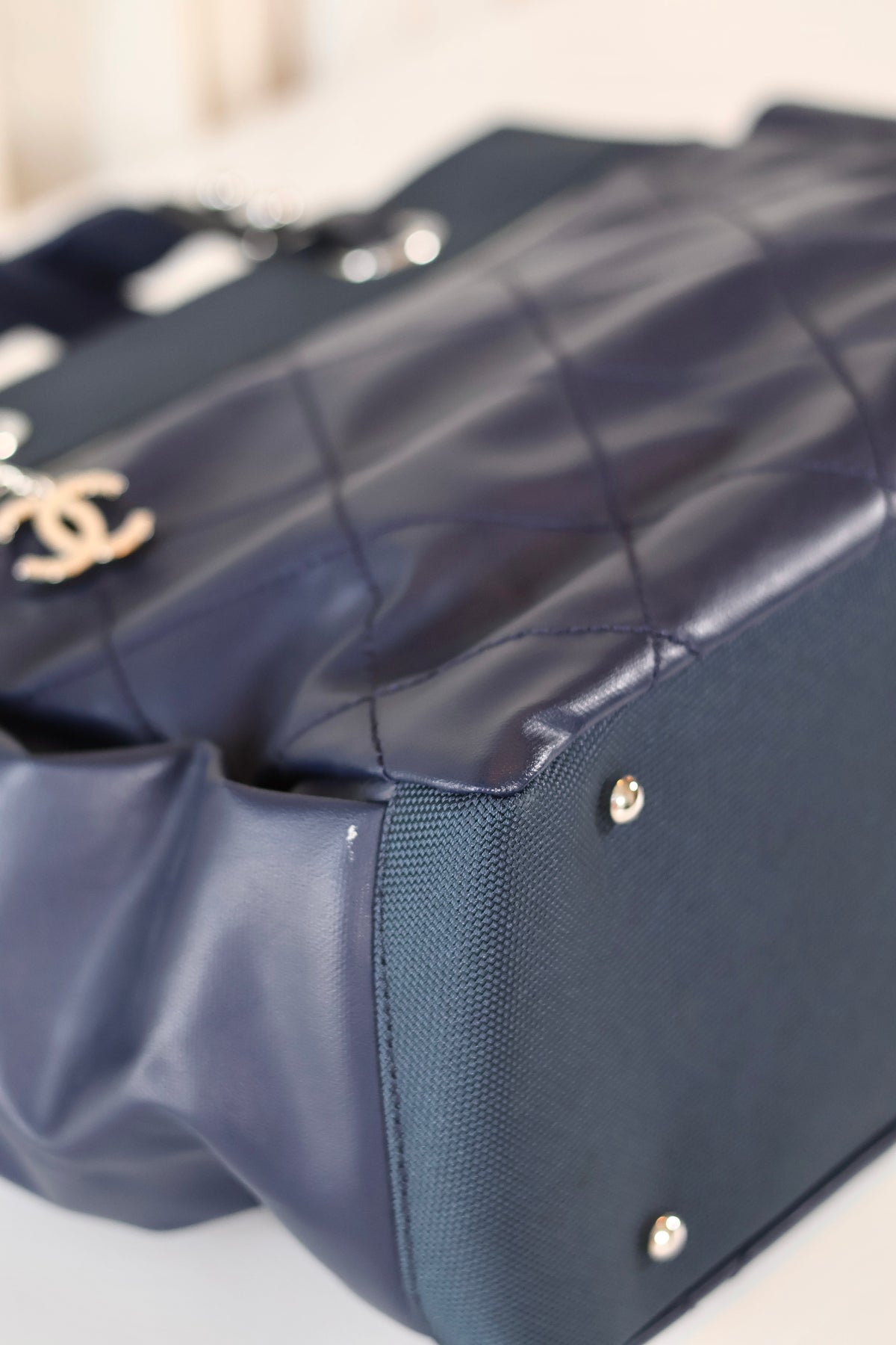 Chanel Biarritz handbag Navy