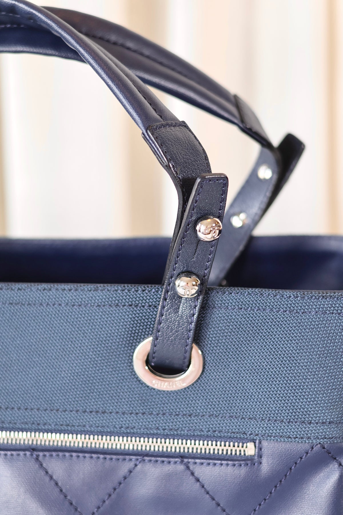 Chanel Biarritz handbag Navy