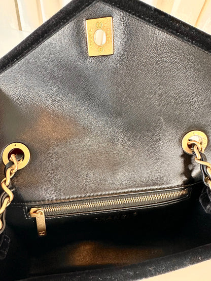 Chanel Small Envelope Flap Bag shearling