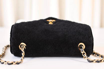 Chanel Small Envelope Flap Bag shearling