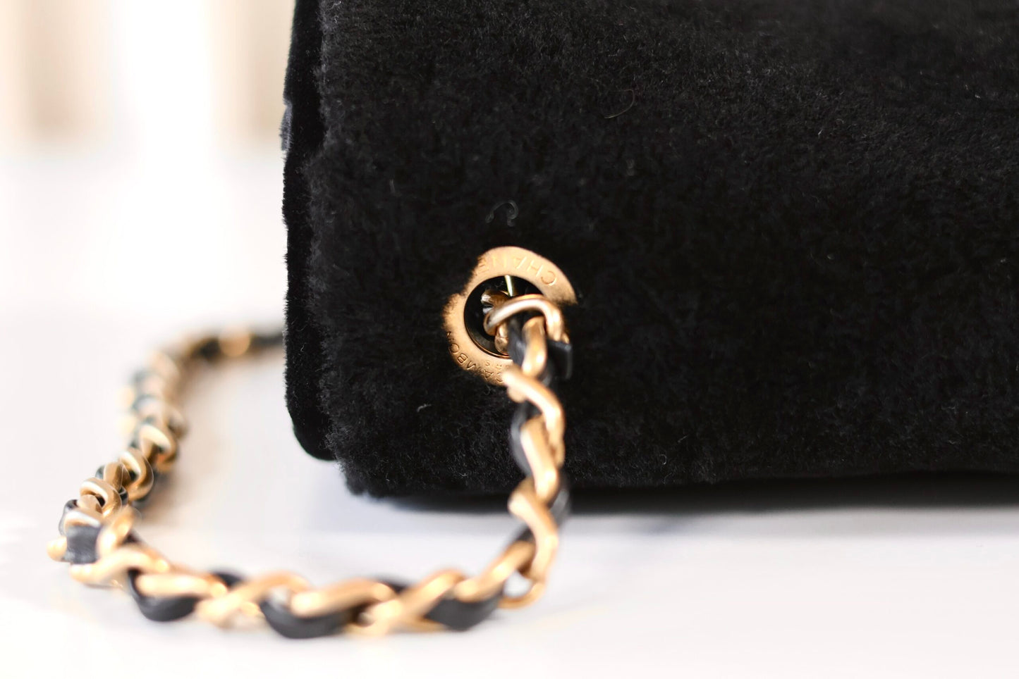 Chanel Small Envelope Flap Bag shearling