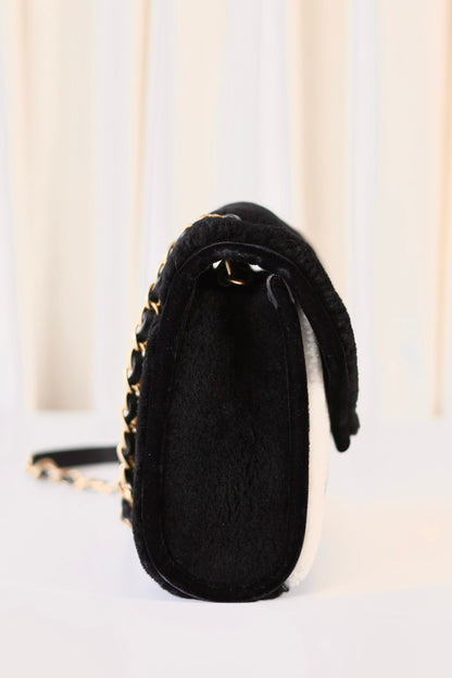 Chanel Small Envelope Flap Bag shearling
