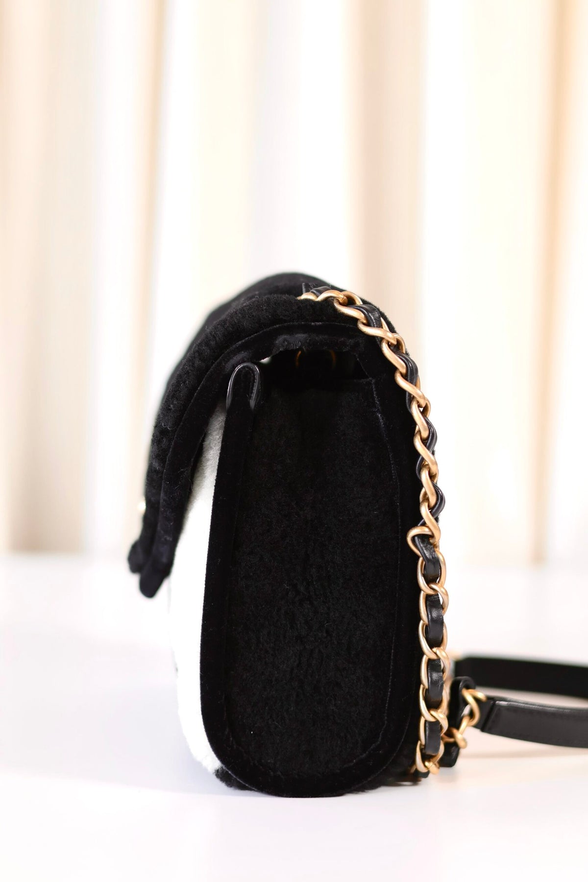 Chanel Small Envelope Flap Bag shearling