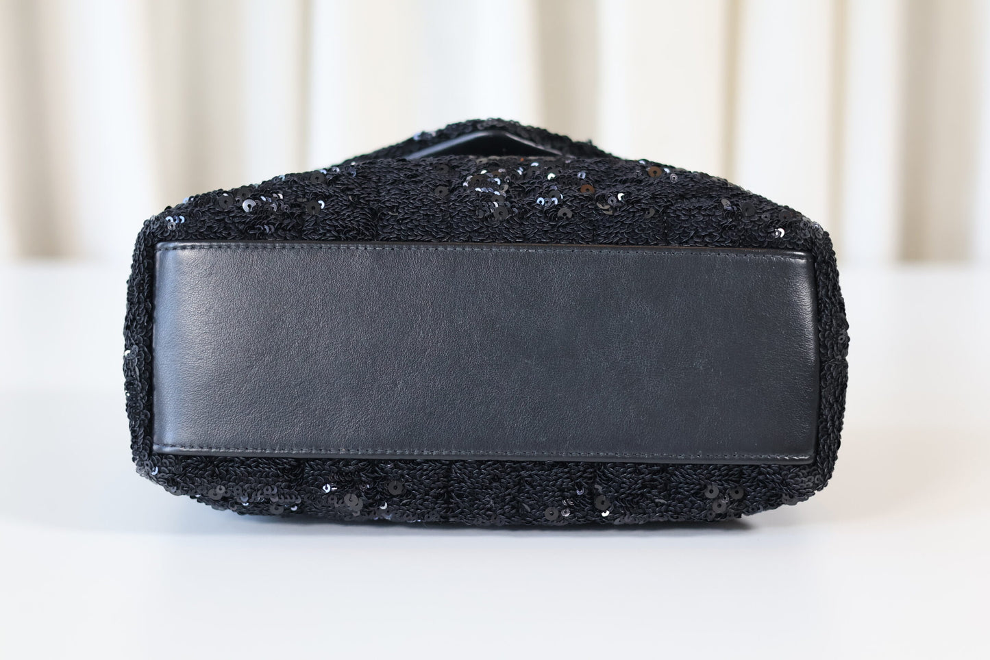 Saint Laurent Loulou small black sequin