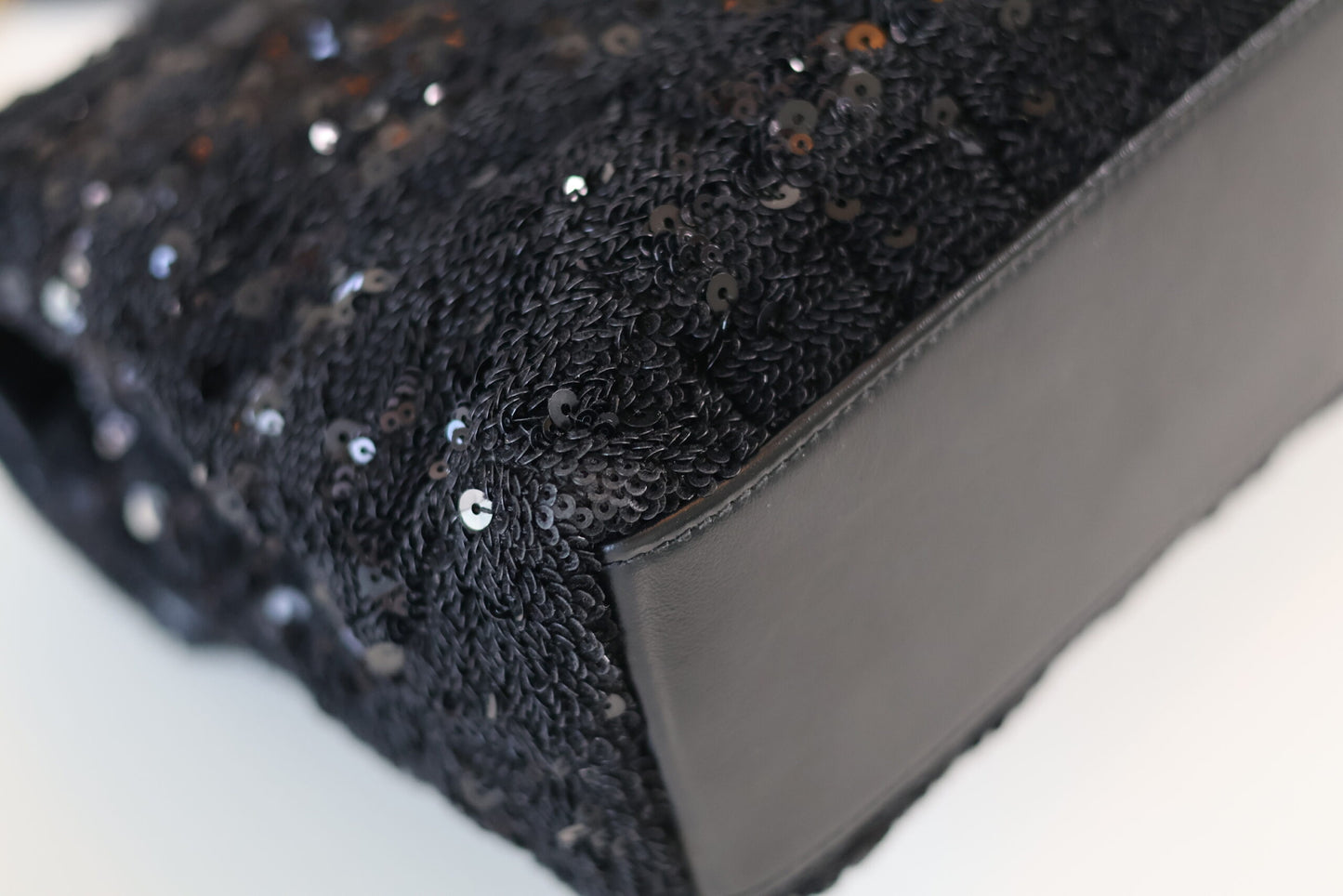 Saint Laurent Loulou small black sequin