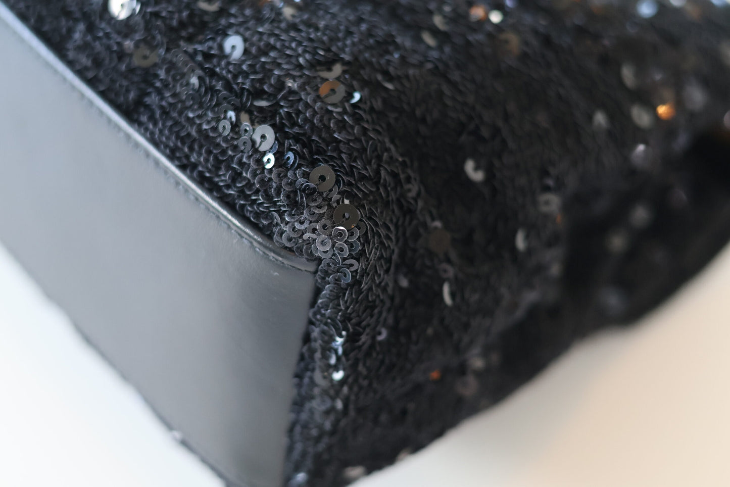 Saint Laurent Loulou small black sequin