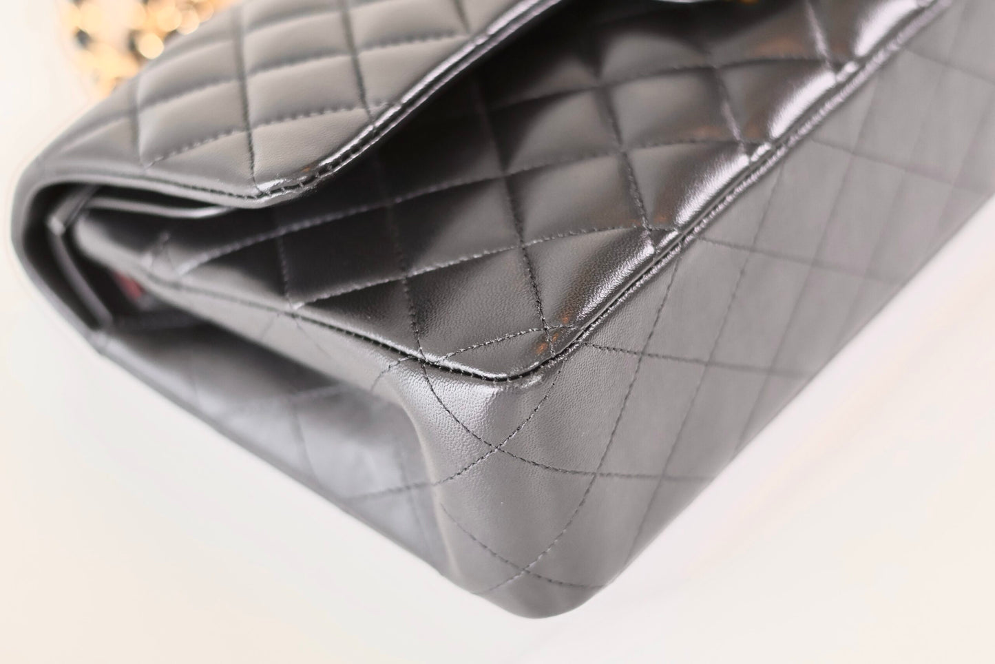 Chanel classic medium double flap bag black
