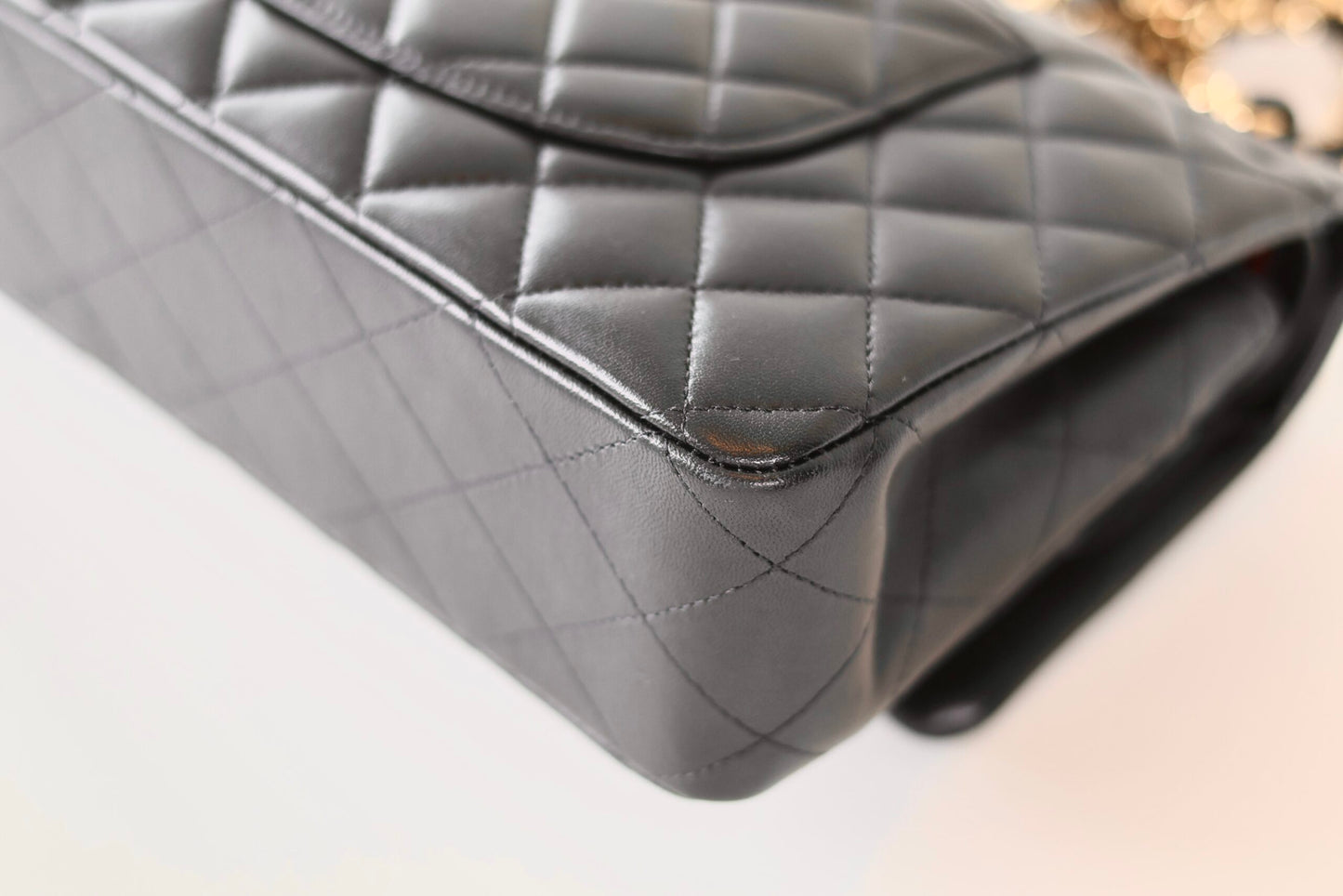 Chanel classic medium double flap bag black