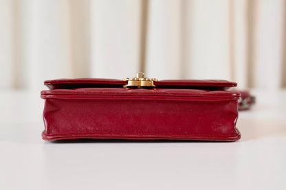 Chanel 19 Wallet On Chain Burgundy