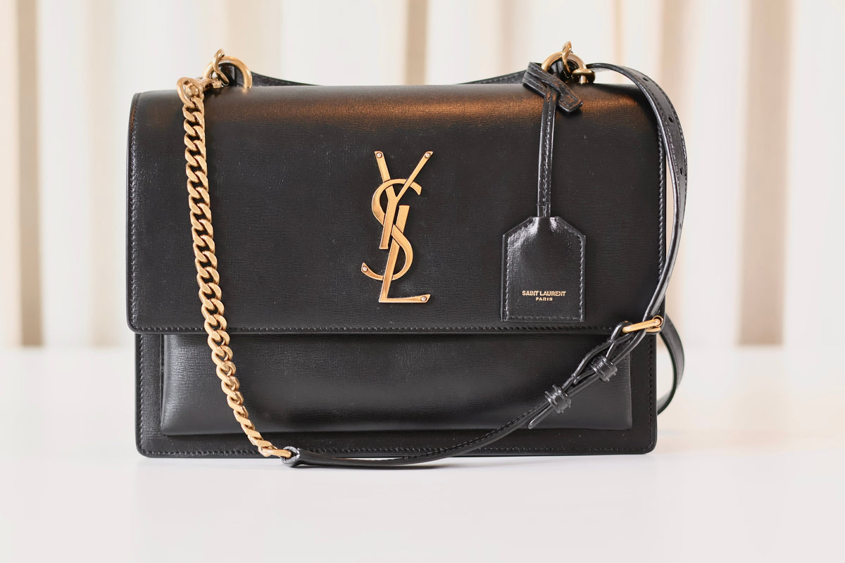 Saint Laurent Sunset Large Black