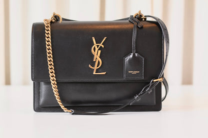 Saint Laurent Sunset Large Black