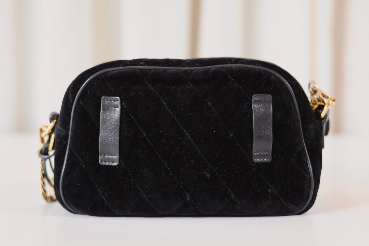 Prada Velvet Crossbody Black