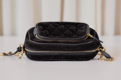 Prada Velvet Crossbody Black