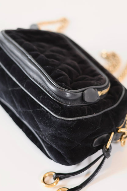 Prada Velvet Crossbody Black