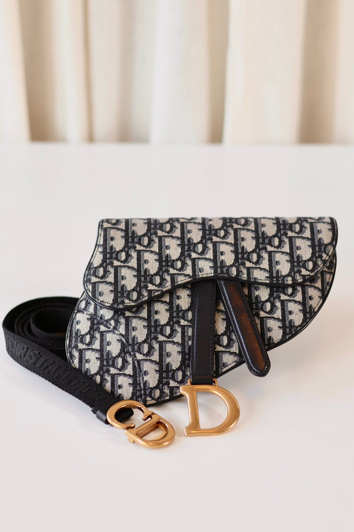 Dior saddle waist bag oblique