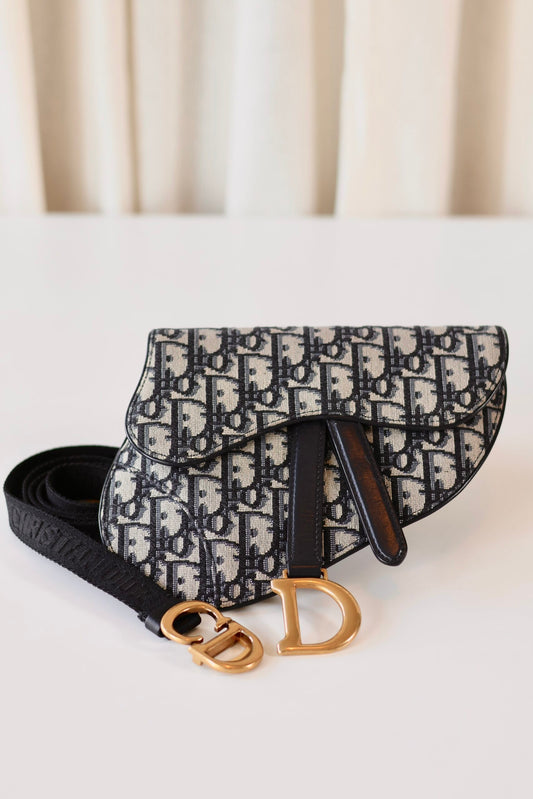 Dior saddle waist bag oblique