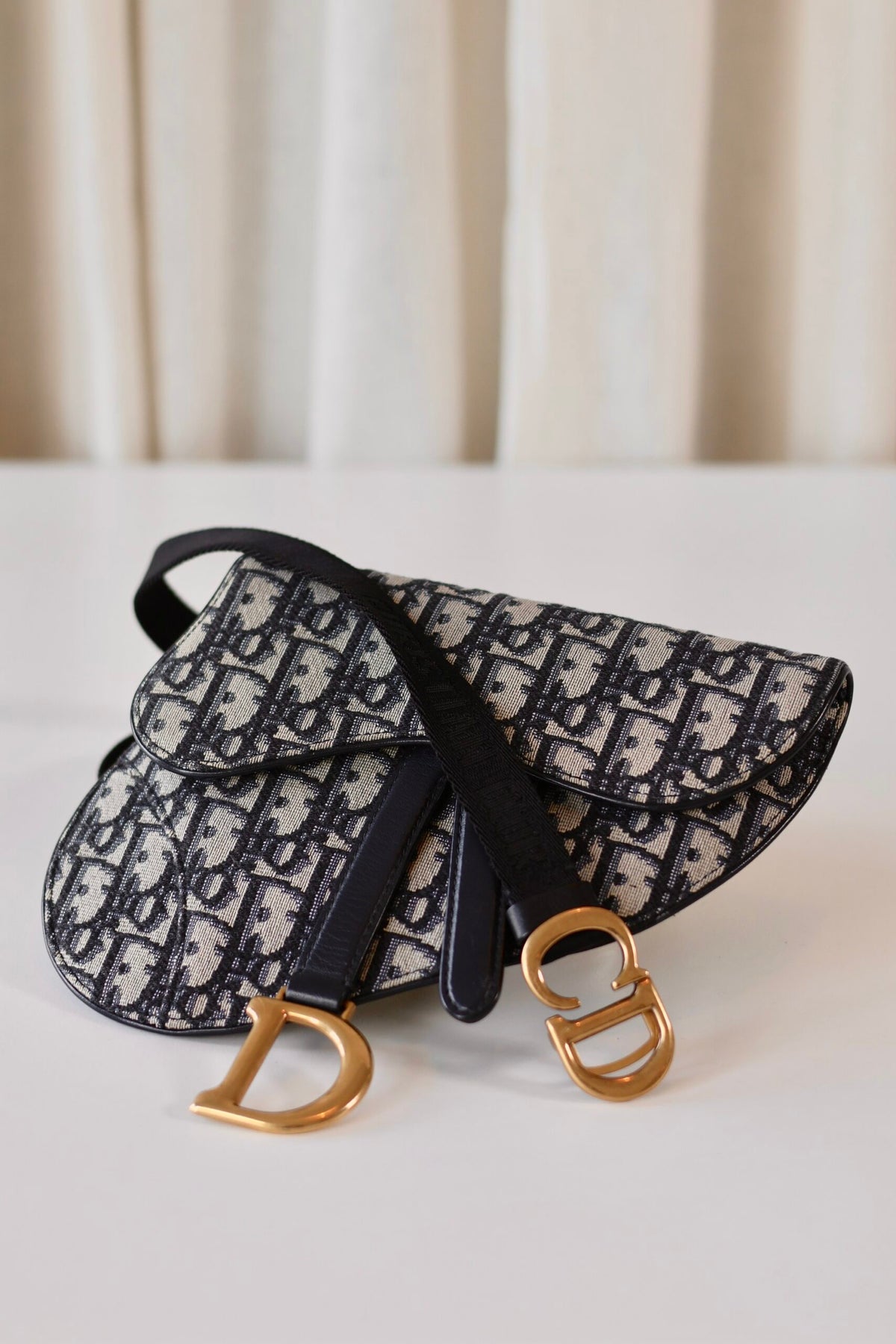 Dior saddle waist bag oblique