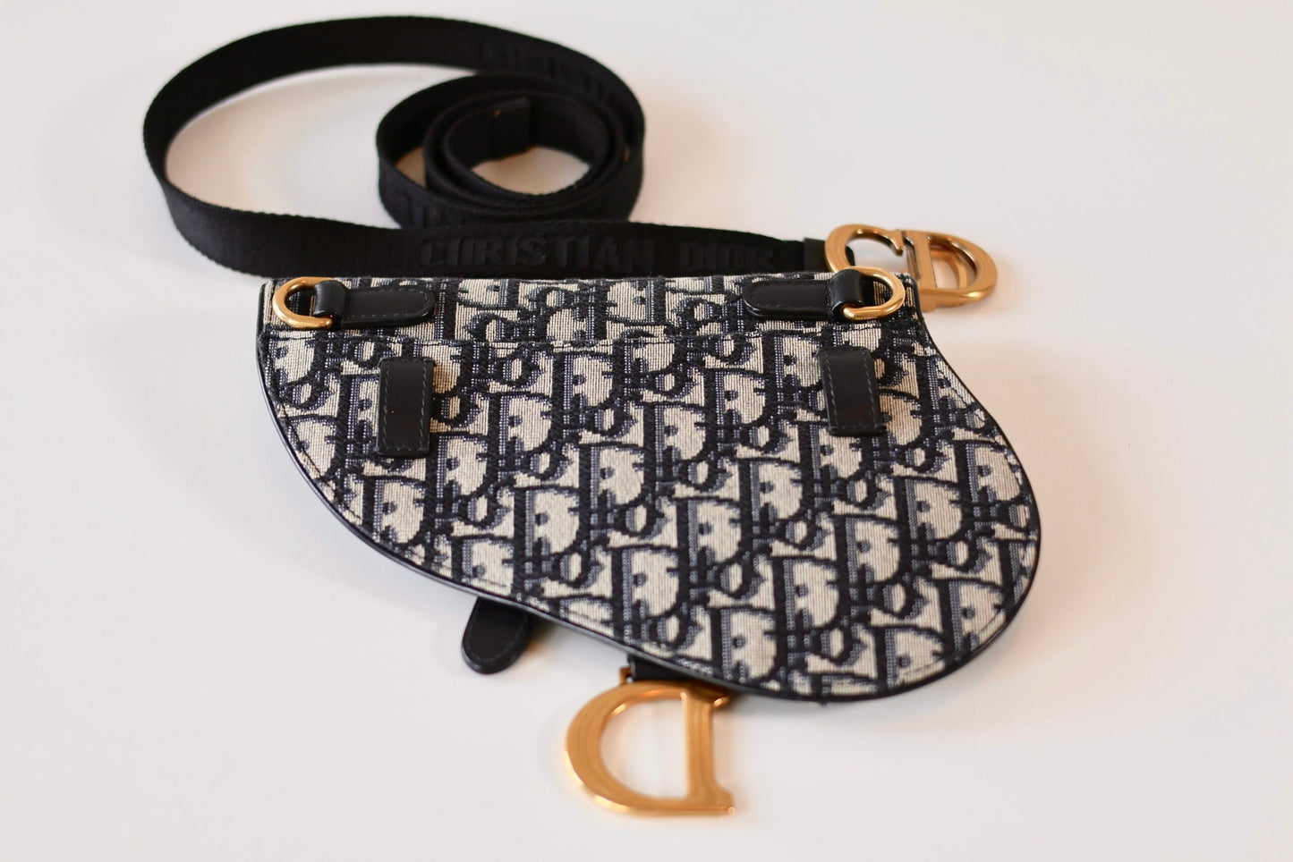 Dior saddle waist bag oblique