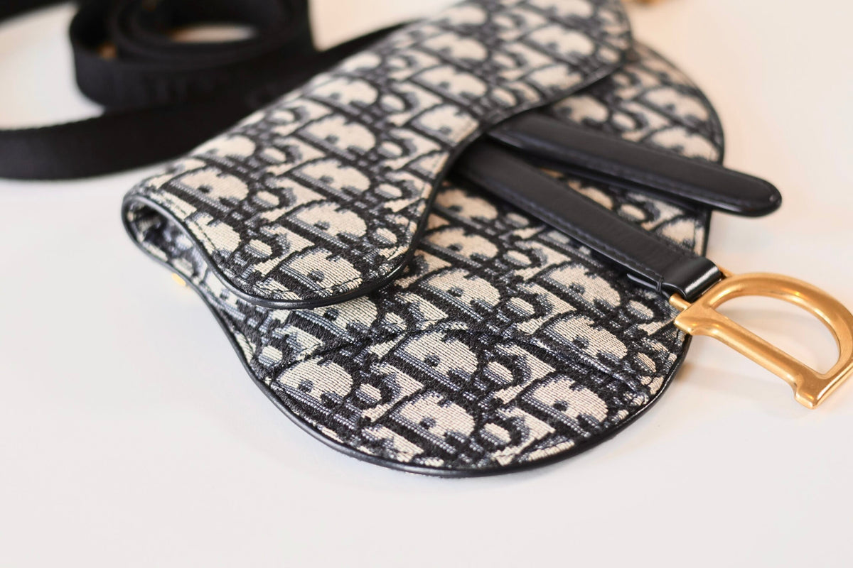 Dior saddle waist bag oblique