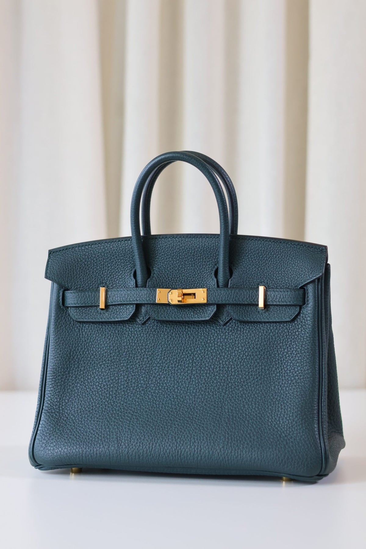 Hermes Birkin 25 Vert Cypres