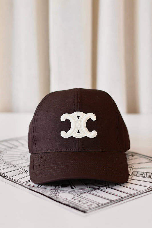 Celine Triomphe Cap Brown