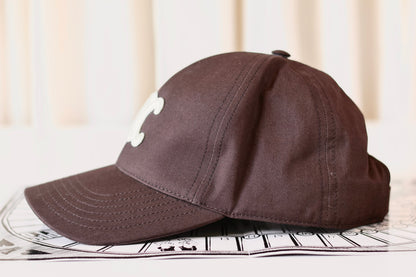 Celine Triomphe Cap Brown