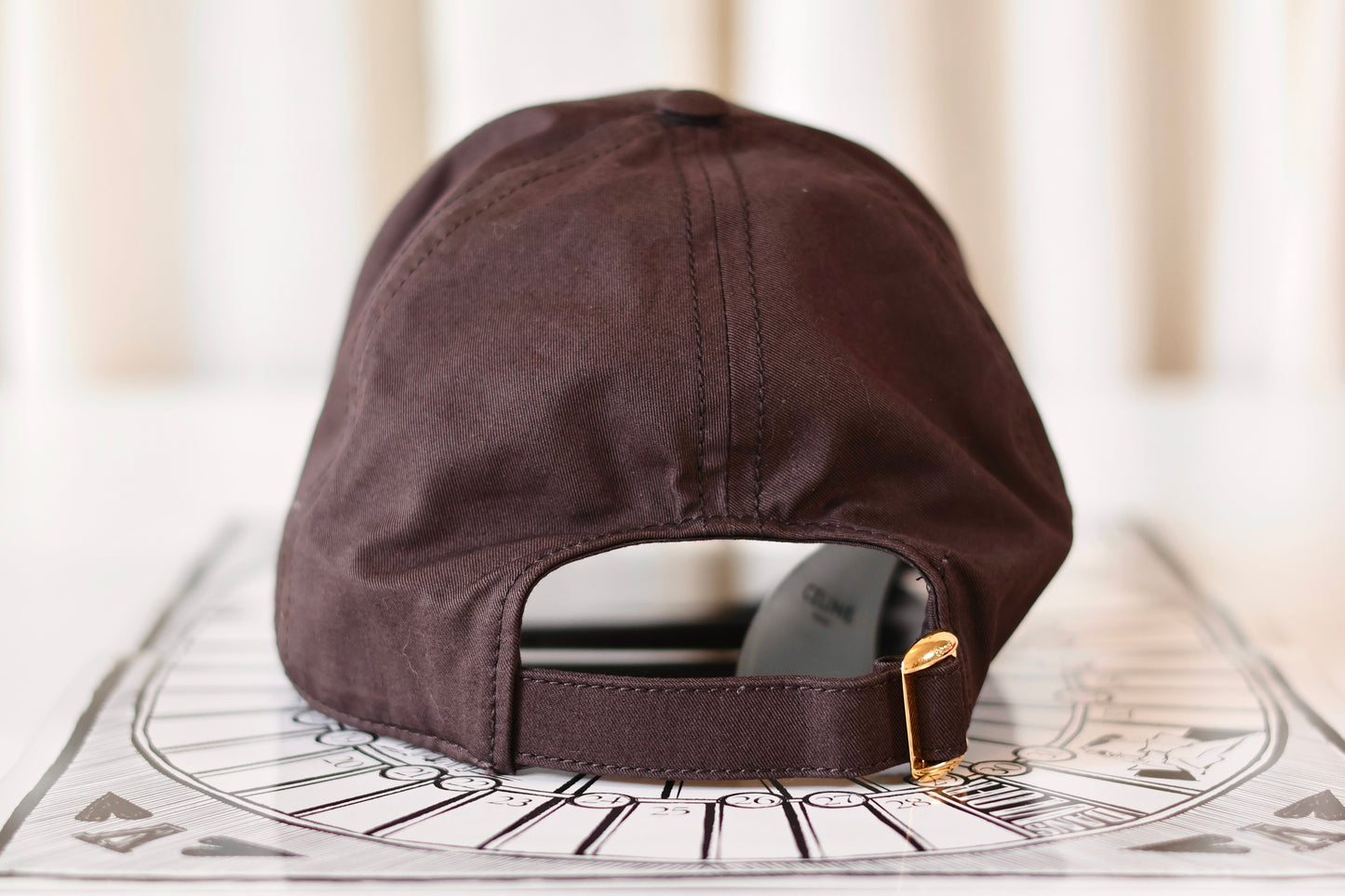 Celine Triomphe Cap Brown