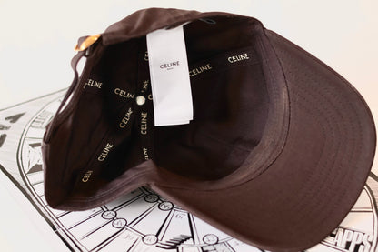 Celine Triomphe Cap Brown