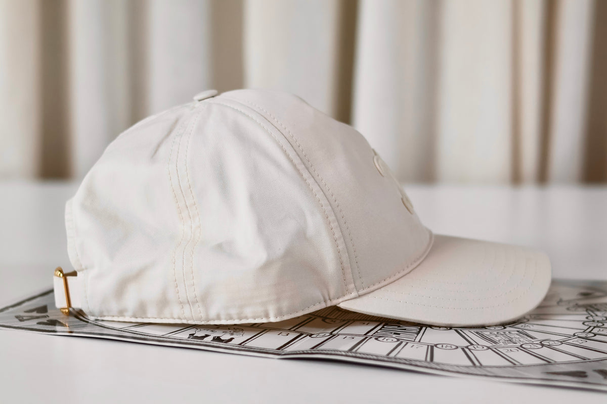 Celine Triomphe Cap White