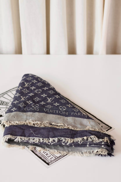 Louis Vuitton Scarf Blue