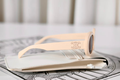 Celine Triomphe Sunglasses Créme