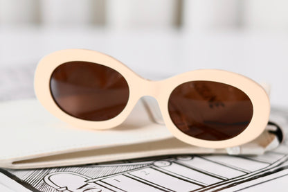 Celine Triomphe Sunglasses Créme