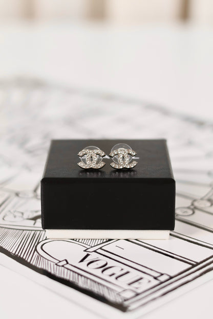 Chanel Diamond Stud Earrings
