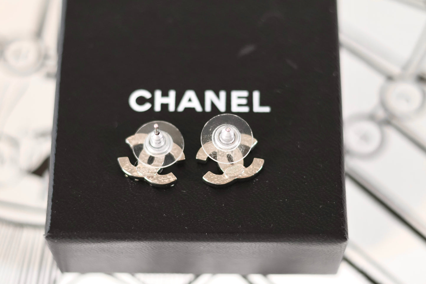 Chanel Diamond Stud Earrings