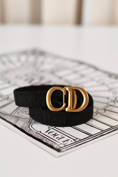 Dior CD Black Belt
