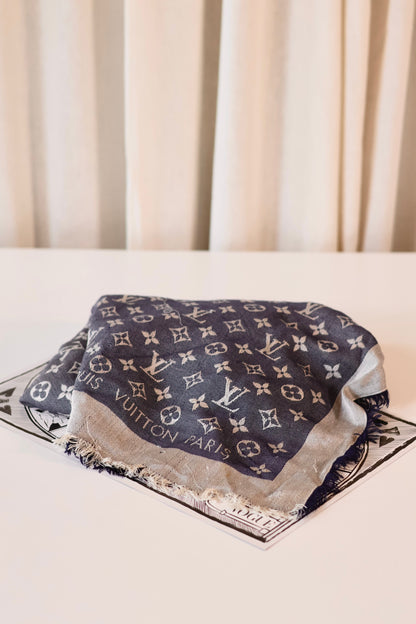 Louis Vuitton Scarf Blue