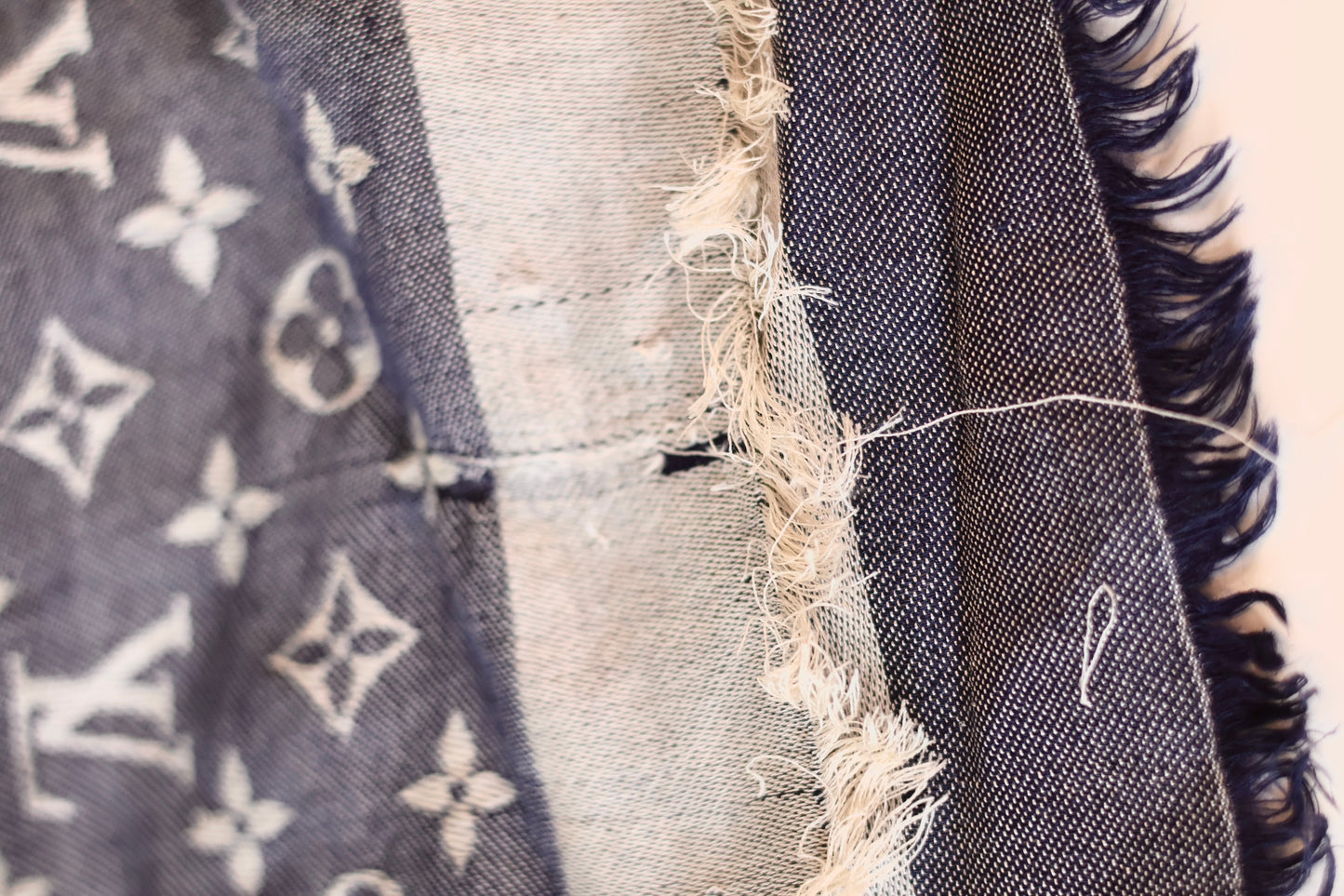 Louis Vuitton Scarf Blue