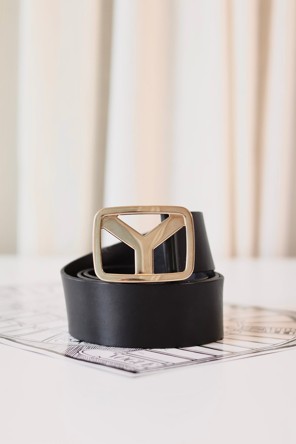 Saint Laurent Belt Black