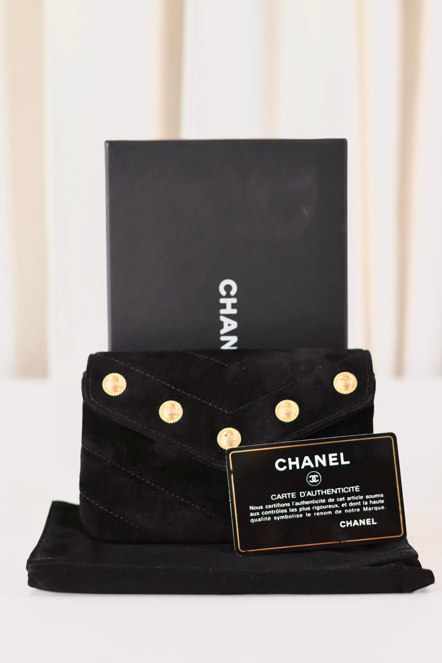 Chanel Mini Clutch Black